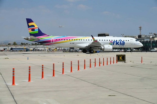 פרויקט תיחום שטחי עגינת מטוסים בנתב”ג